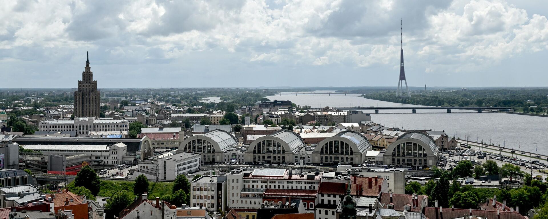 Вид Риги, архивное фото - Sputnik Литва, 1920, 24.12.2025