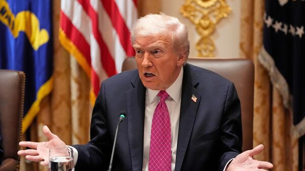 Президент США Дональд Трамп - Sputnik Литва