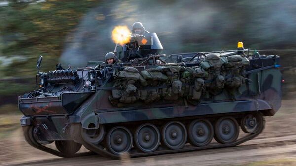 Международные учения Gelezinis Vilkas 2025-II в Литве - Sputnik Литва