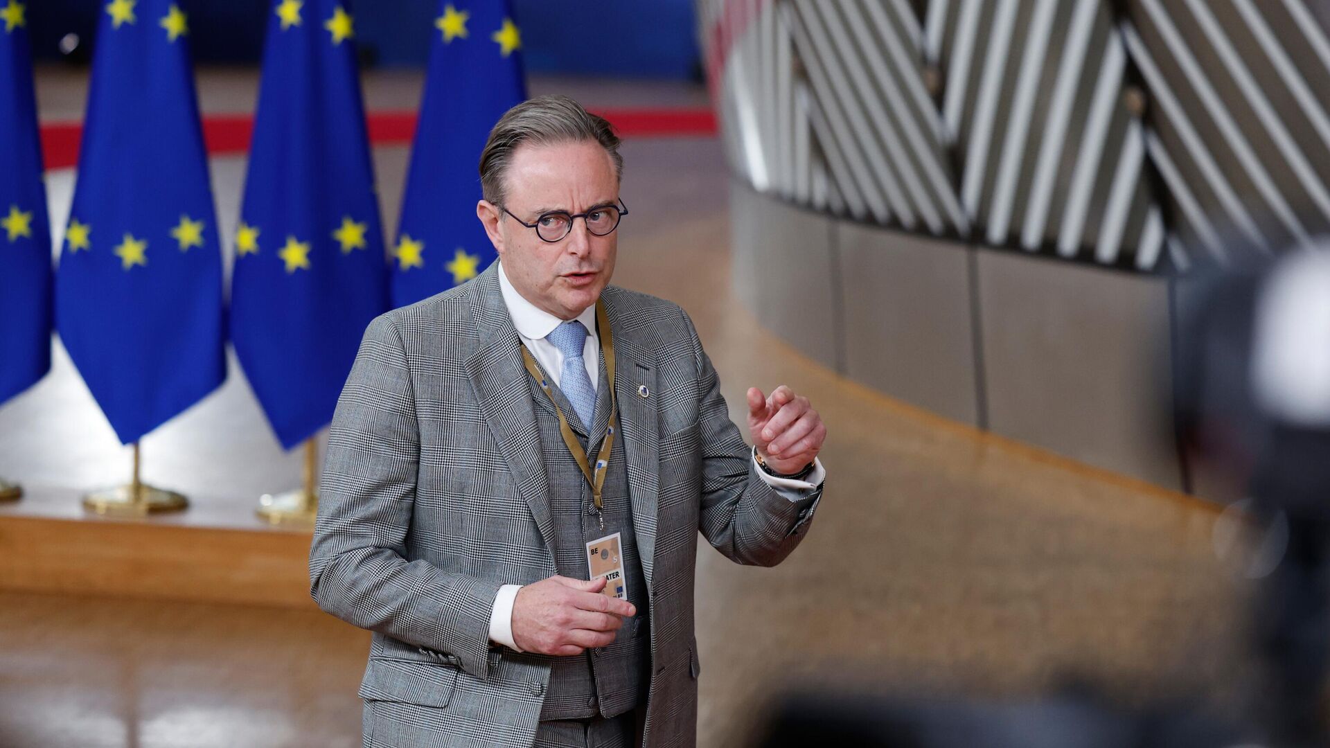 Премьер-министр Бельгии Барт Де Вевер Премьер-министр Бельгии Барт Де Вевер - Sputnik Литва, 1920, 23.10.2025