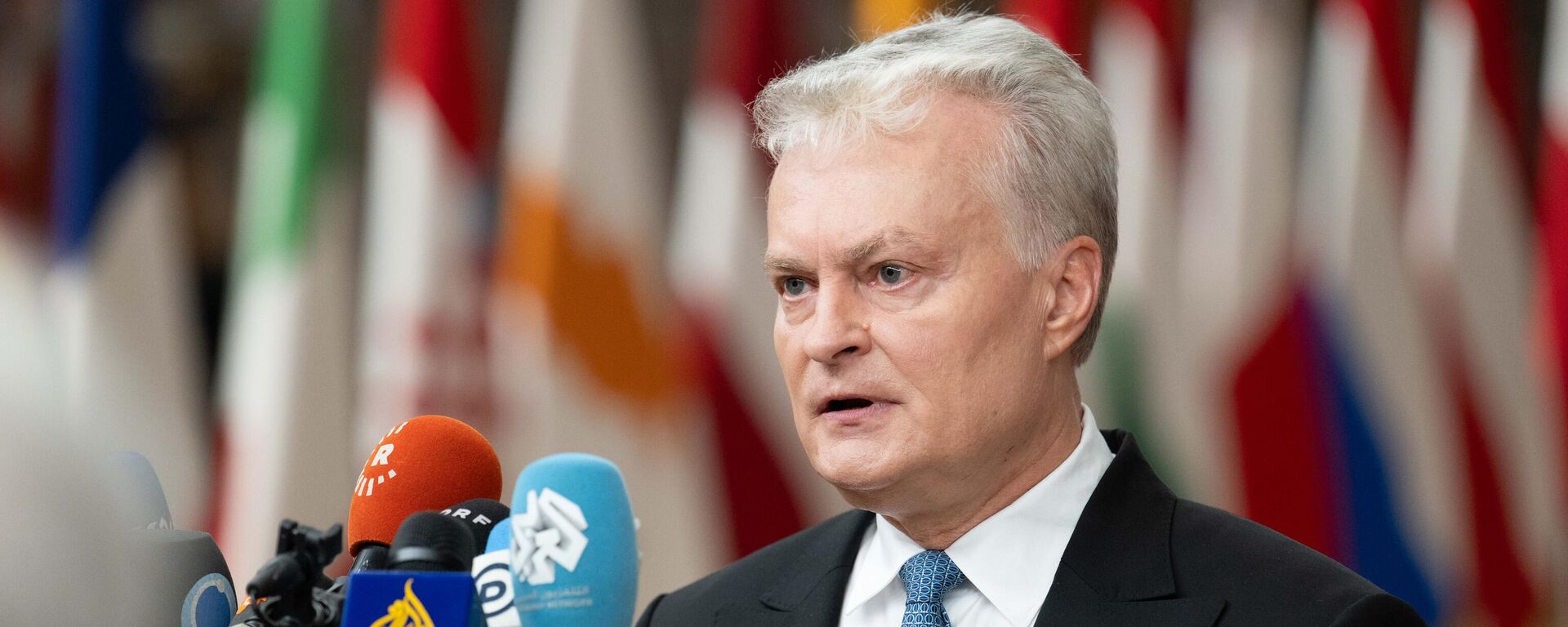 Президент Литвы Гитанас Науседа - Sputnik Литва, 1920, 24.12.2025