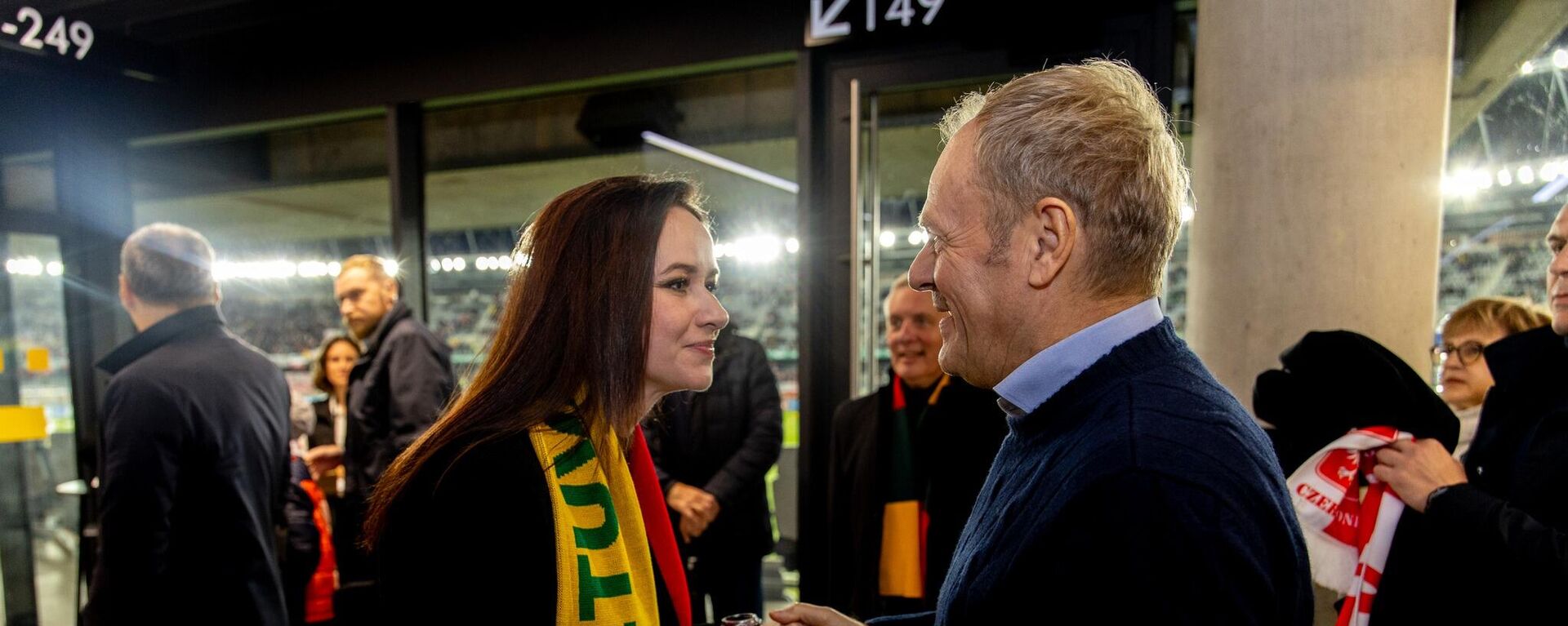 Премьер-министр Литвы Инга Ругинене и премьер-министр Польши Дональд Туск - Sputnik Литва, 1920, 31.10.2025