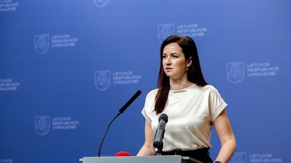 Премьер-министр Литвы Инга Ругинене - Sputnik Литва