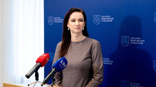 Премьер-министр Литвы Инга Ругинене - Sputnik Литва