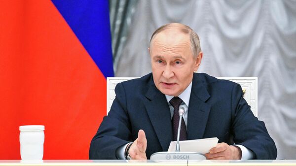 Президент РФ Владимир Путин - Sputnik Литва