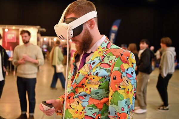 На фото: гости фестиваля GameOn-2025. - Sputnik Литва