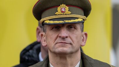 Командующий ВС Литвы генерал Раймундас Вайкшнорас