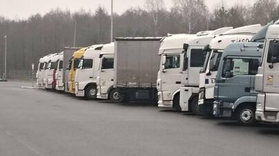 Фуры на белорусско-литовской границе, архивное фото