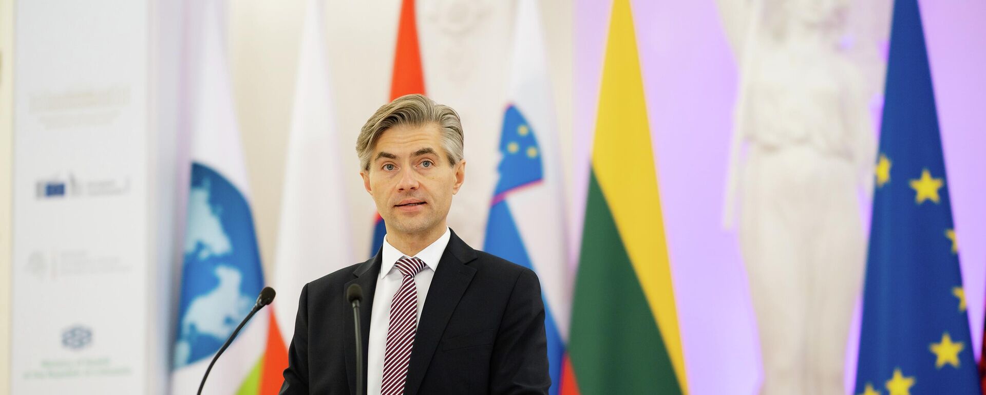 Глава МИД Литвы Кястутис Будрис Глава МИД Литвы Кястутис Будрис - Sputnik Литва, 1920, 20.11.2025