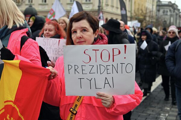 Кроме представителей культурного сообщества в митинге приняли участие поддерживающие его сектора и организации, а также широкая общественность. - Sputnik Литва