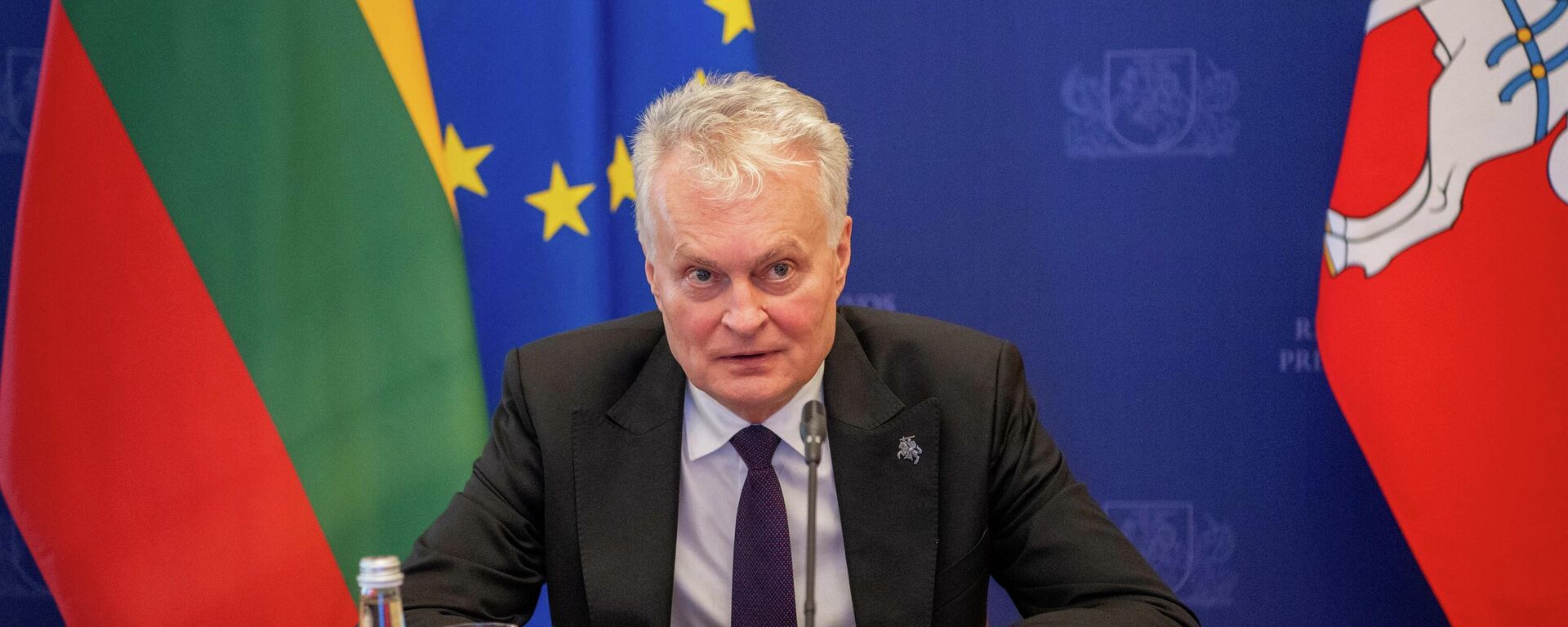 Президент Литвы Гитанас Науседа - Sputnik Литва, 1920, 24.11.2025