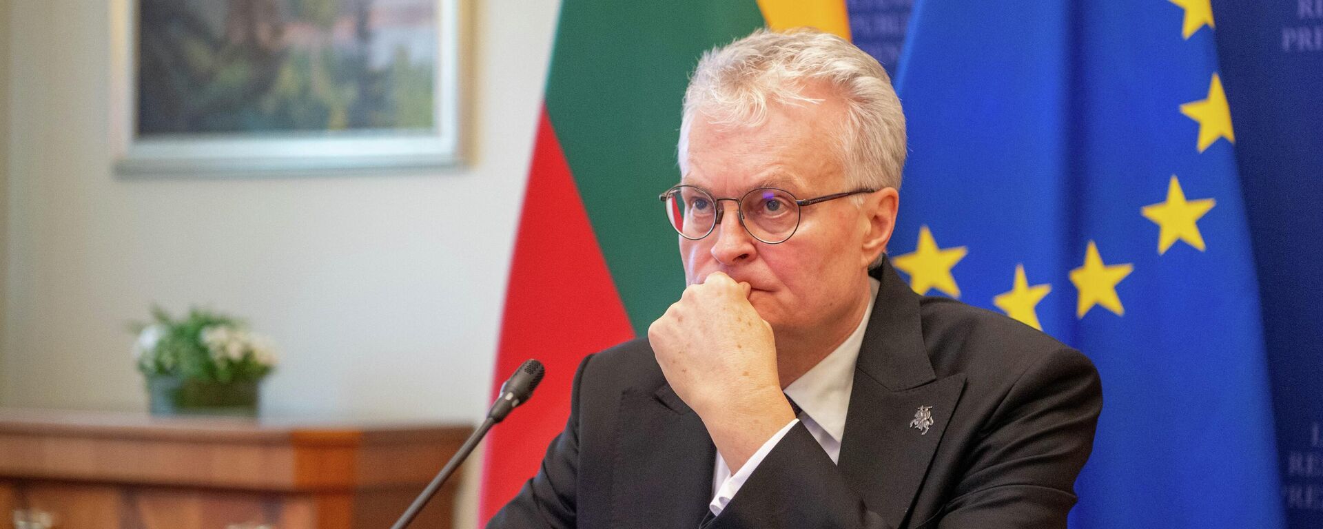 Президент Литвы Гитанас Науседа - Sputnik Литва, 1920, 26.11.2025