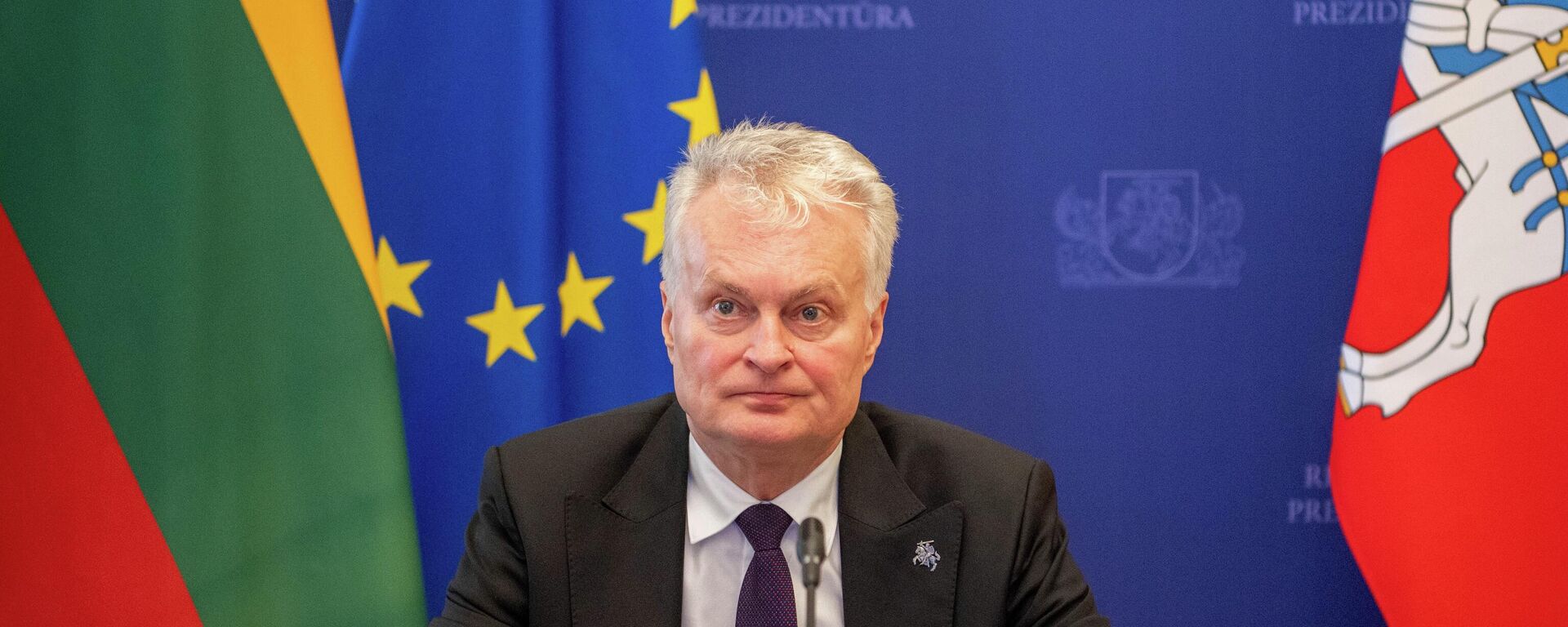 Президент Литвы Гитанас Науседа - Sputnik Литва, 1920, 26.11.2025
