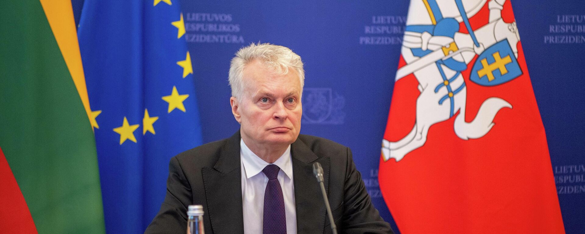 Президент Литвы Гитанас Науседа Президент Литвы Гитанас Науседа - Sputnik Литва, 1920, 25.11.2025