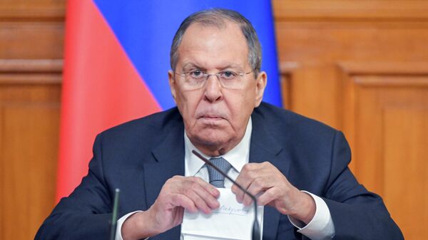 Министр иностранных дел РФ Сергей Лавров  - Sputnik Литва