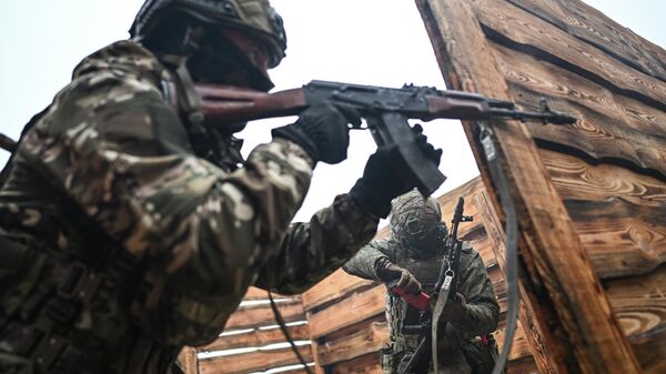 Российские военнослужащие в зоне СВО - Sputnik Литва