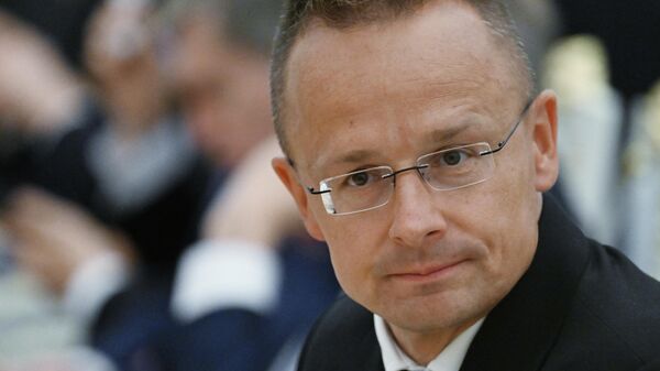 Министр иностранных дел и внешнеэкономических связей Венгрии Петер Сийярто, архивное фото - Sputnik Литва