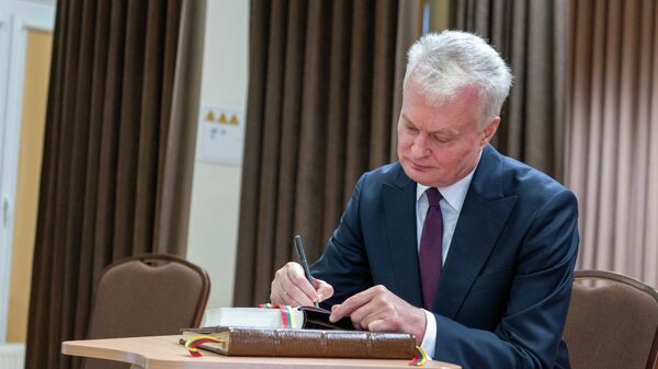 Президент Литвы Гитанас Науседа - Sputnik Литва