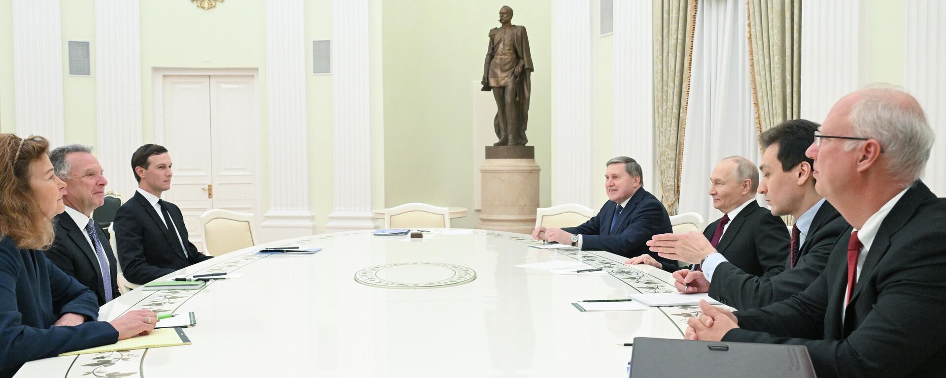 Президент Владимир Путин встретился со спецпосланником США Стивеном Уиткоффом - Sputnik Литва, 1920, 03.12.2025