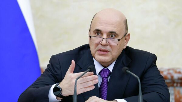 Председатель правительства РФ Михаил Мишустин  - Sputnik Литва