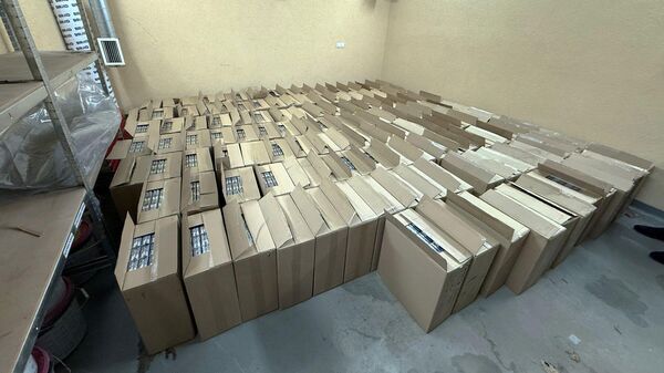 Коробки контрабандных сигарет - Sputnik Литва