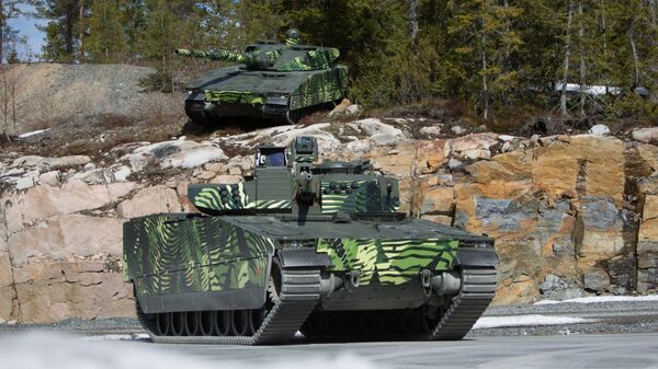 Боевая машина пехоты CV90 - Sputnik Литва