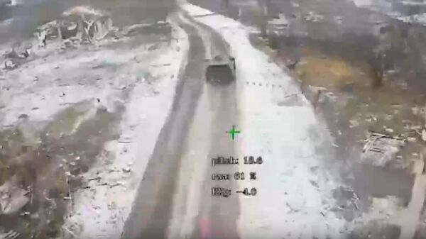 Боевая работа операторов беспилотных систем в Харьковской области - Sputnik Литва