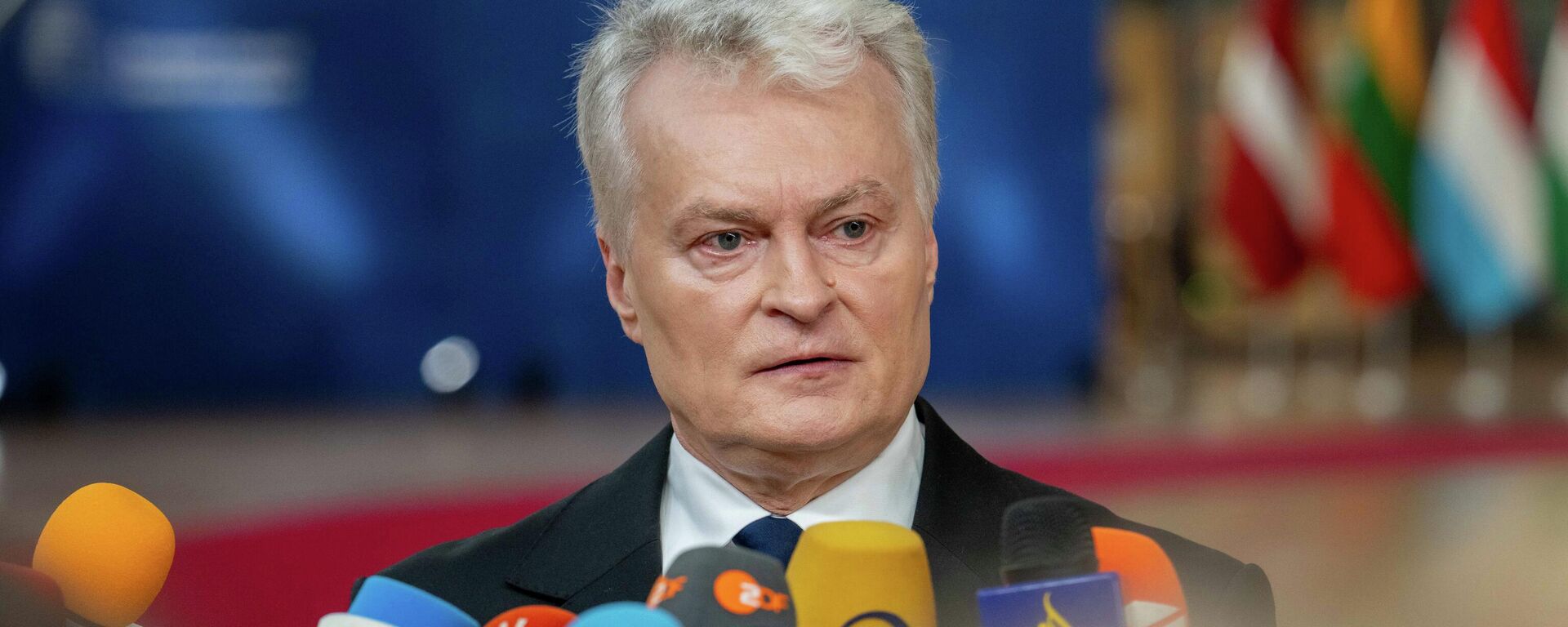 Президент Литвы Гитанас Науседа, архивное фото - Sputnik Литва, 1920, 02.04.2026