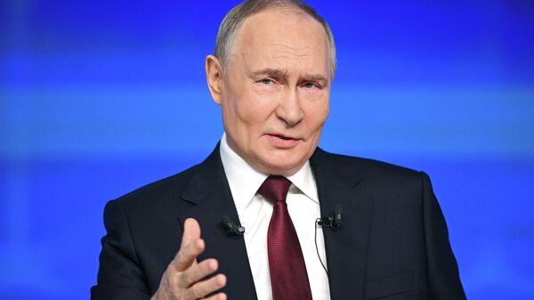 Президент РФ Владимир Путин - Sputnik Литва