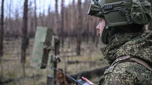 Работа роты РЭБ группировки войск Юг на Северском направлении СВО - Sputnik Литва