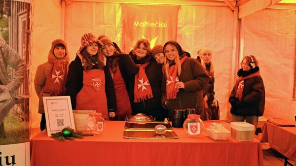 Благотворительная акция Мальтийский суп в Вильнюсе - Sputnik Литва