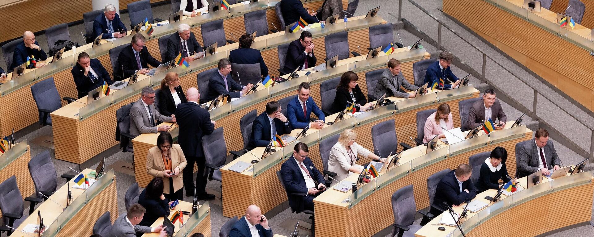 Заседание Сейма Литвы, архивное фото - Sputnik Литва, 1920, 23.04.2026