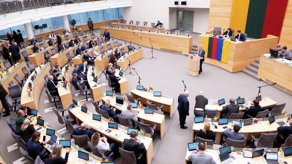 Заседание Сейма Литвы, архивное фото - Sputnik Литва