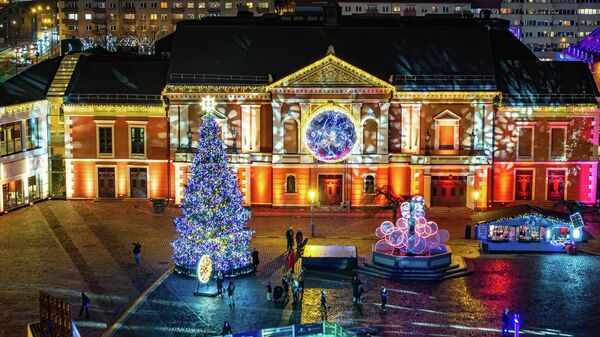 Новогодняя елка в Клайпеде - Sputnik Литва
