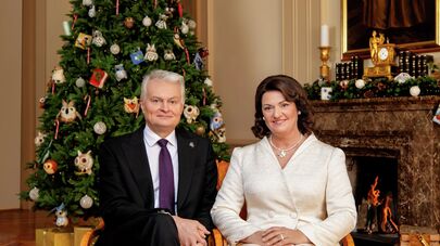 Президент Литвы Гитанас Науседа и первая леди Диана Науседене