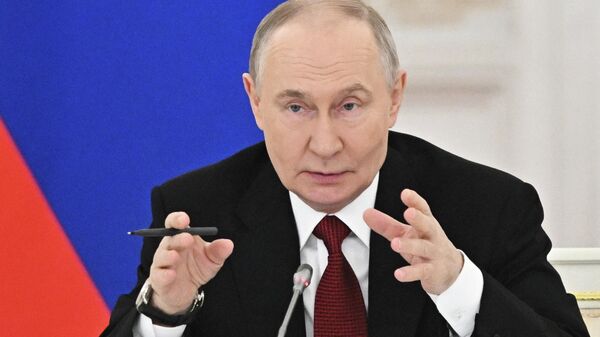 Президент России Владимир Путин  - Sputnik Литва