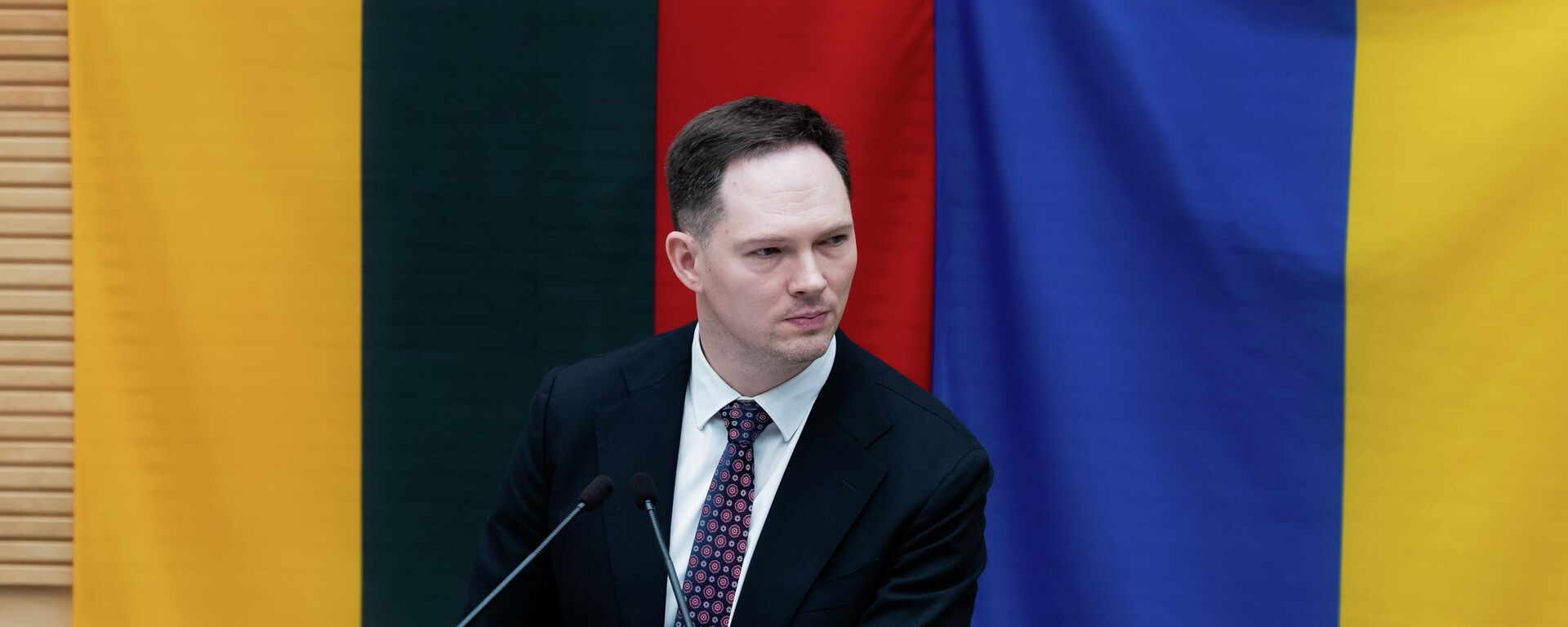 Министр финансов Литвы Криступас Вайтекунас - Sputnik Литва, 1920, 02.01.2026