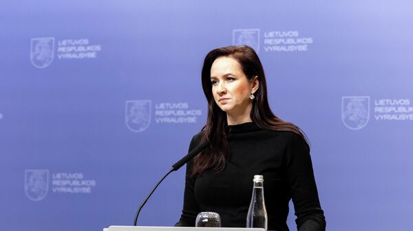 Премьер-министр Литвы Инга Ругинене - Sputnik Литва