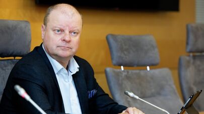 Депутат Сейма Литвы, лидер Демократического союза "Во имя Литвы" Саулюс Сквернялис