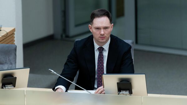 Министр финансов Литвы Криступас Вайтекунас - Sputnik Литва