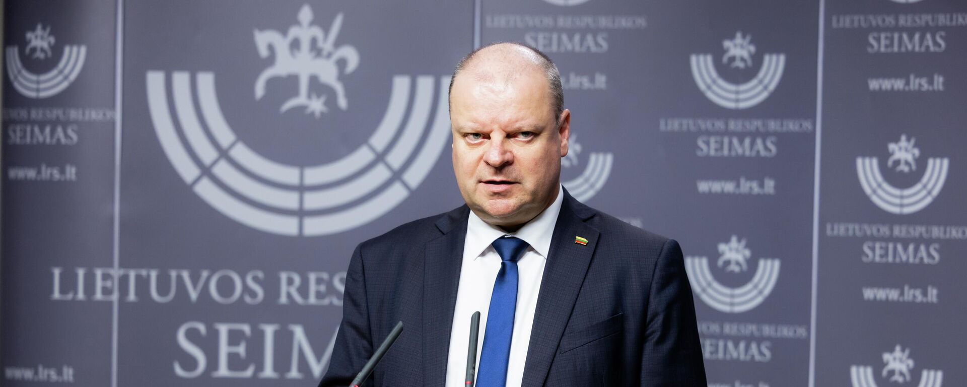 Депутат Сейма Литвы, экс-лидер Демократического союза Во имя Литвы Саулюс Сквернялис, архивное фото - Sputnik Литва, 1920, 13.04.2026