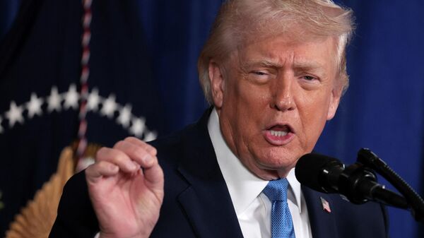 Президент США Дональд Трамп, архивное фото - Sputnik Литва