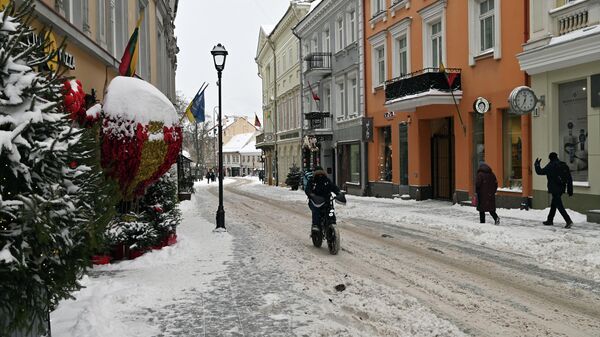 Вильнюс после снегопада - Sputnik Литва