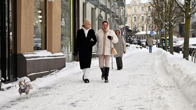 Вильнюс после снегопада