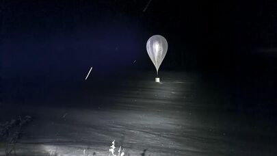 Метеозонд с грузом контрабандных сигарет