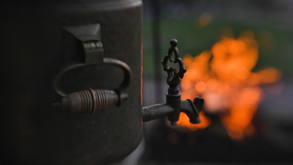 Старинный самовар, архивное фото - Sputnik Литва