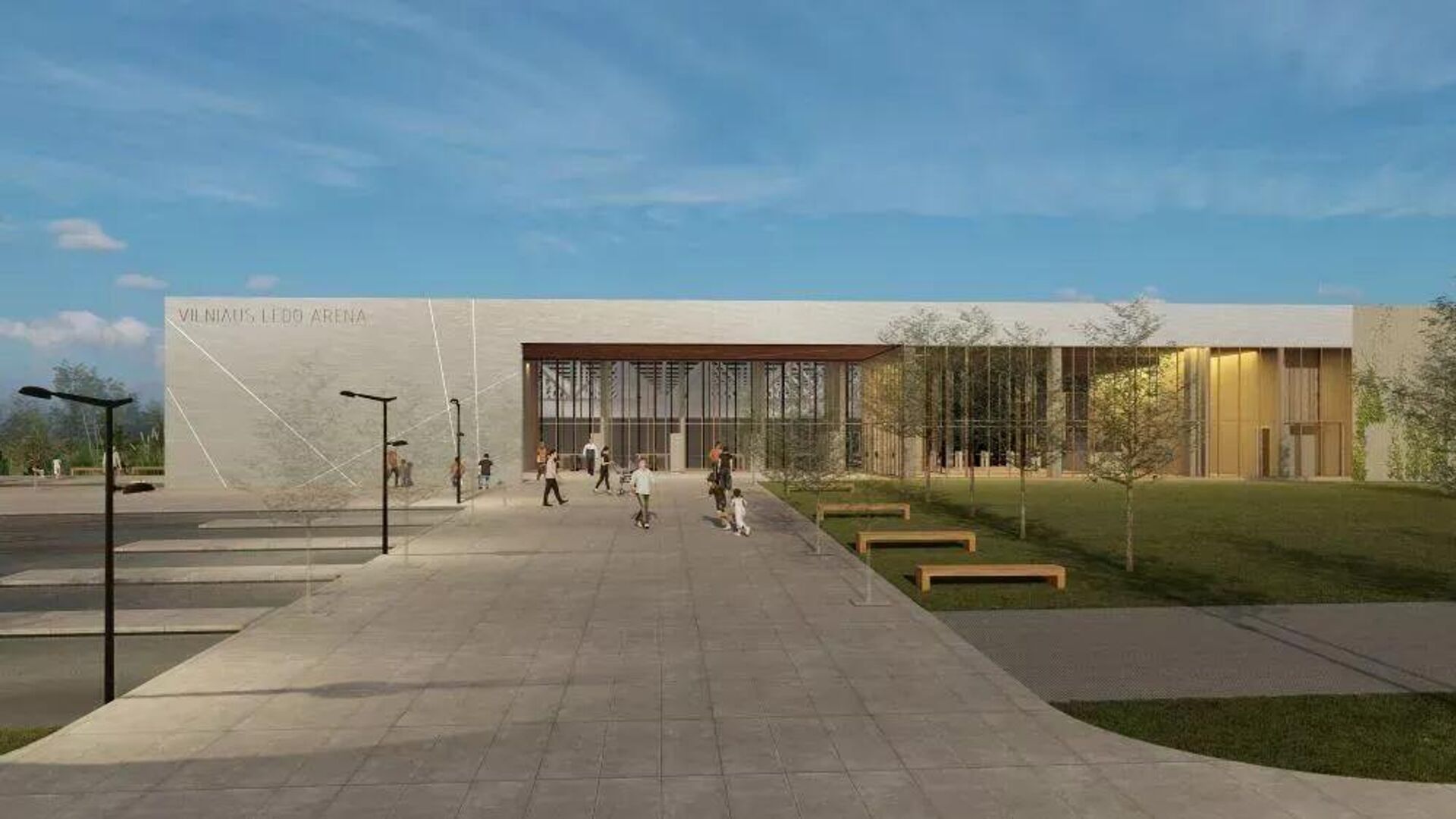 Рендер ледовой арены в Вильнюсе - Sputnik Литва, 1920, 15.01.2026