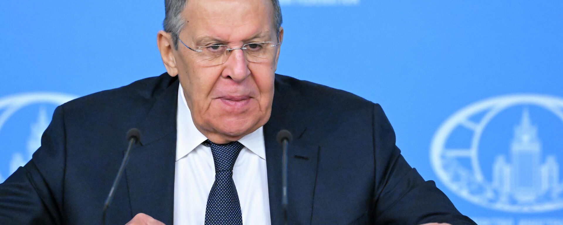 Пресс-конференция министра иностранных дел России Сергея Лаврова - Sputnik Литва, 1920, 20.01.2026