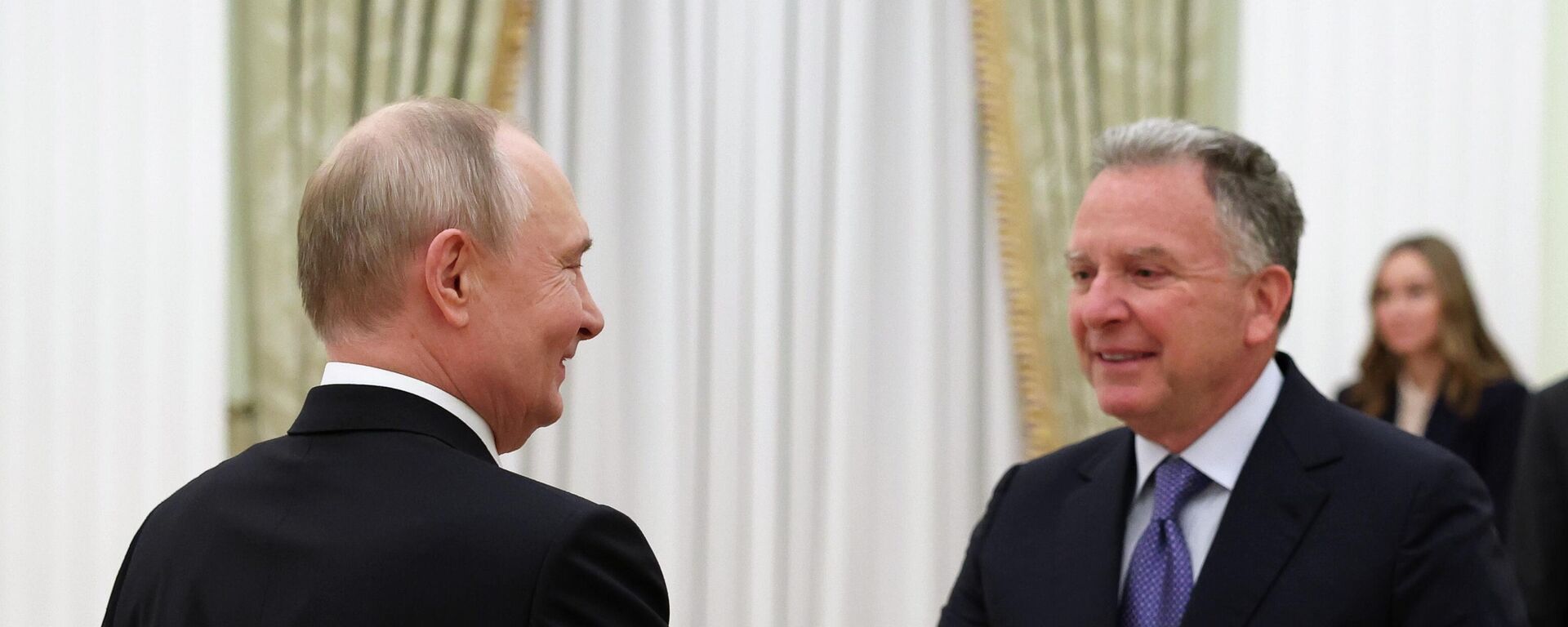 Встреча президента Владимира Путина и спецпосланника президента США Стивена Уиткоффа - Sputnik Литва, 1920, 23.01.2026