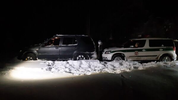 Житель Литвы, пытаясь сбежать, протаранил полицейский автомобиль - Sputnik Литва